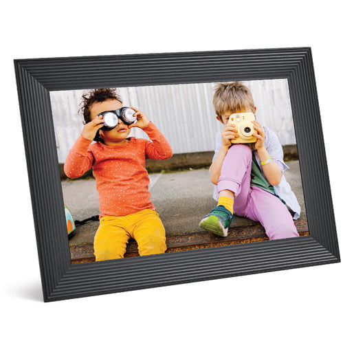 AURA Carver 10.1" [25,7 cm] gravel WLAN, digitale fotolijst, alleen liggend