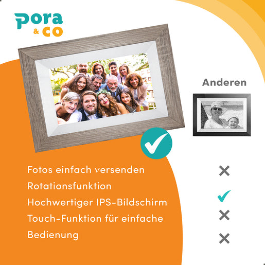 Pora 8" WF-805T-DB donkerbruin [20,3cm]
