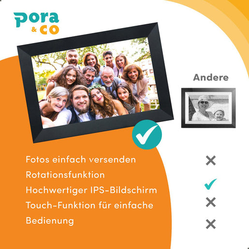 Pora 10" WF-105T zwart, [25,7 cm]