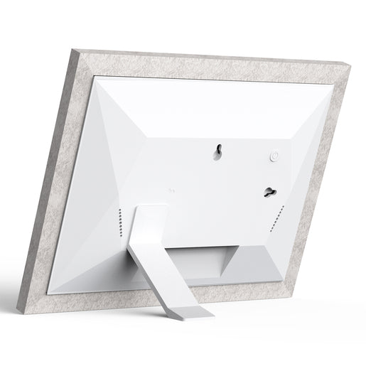 Braun digitale fotolijst 10W WiFi grijs met wit passe-partout [25,7 cm]