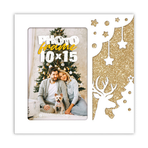 ZEP Berna houten kerstfotolijst – Wit / Goud – 1