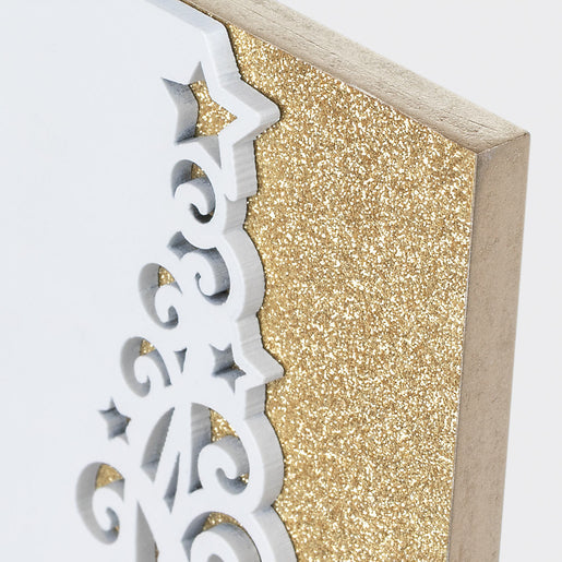 ZEP Lugano houten kerstfotolijst – Wit / Goud – 3