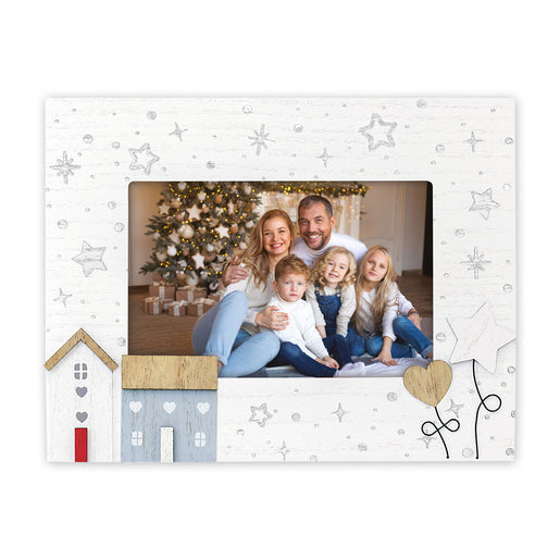 ZEP Belluno houten kerstfotolijst – Wit – 1