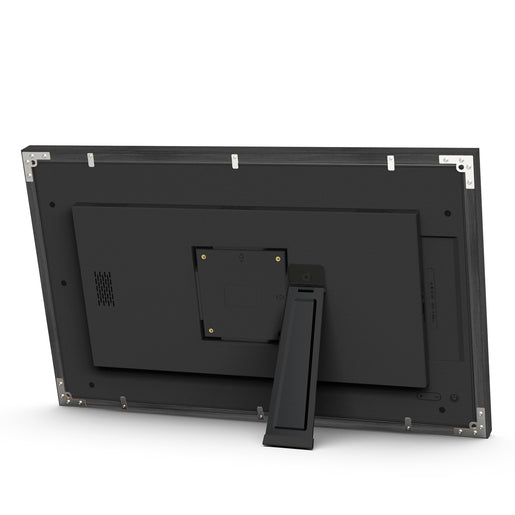 AgfaPhoto Realiview APF2400 Frameo digitale fotolijst 24 inch – Zwart / Naturel – 2