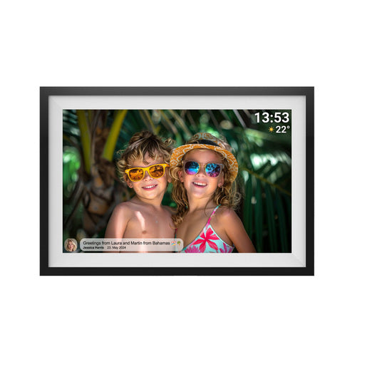 Denver PFF-1016 Frameo digitale fotolijst 10,1 inch – Zwart – 1