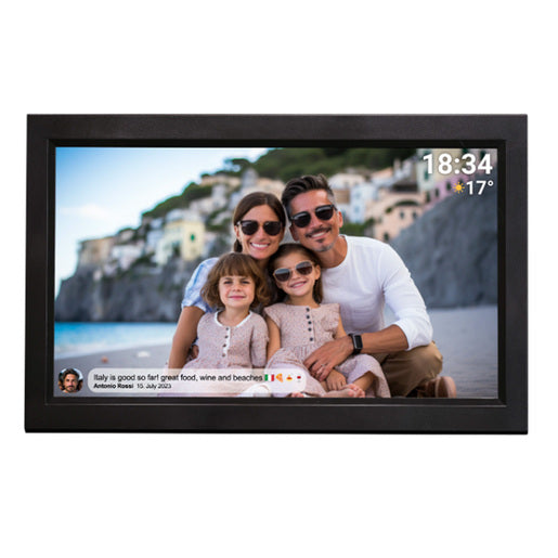 Denver PFF-1503 Frameo digitale fotolijst 15,6 inch – Zwart – 1