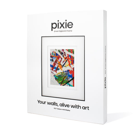 Pixie e-ink digitale fotolijst 13,3 inch – Zwart – 3
