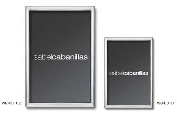 Fotolijst Isabel Cabanillas zilver 925 glad 6 x 9 cm. WG-08101
