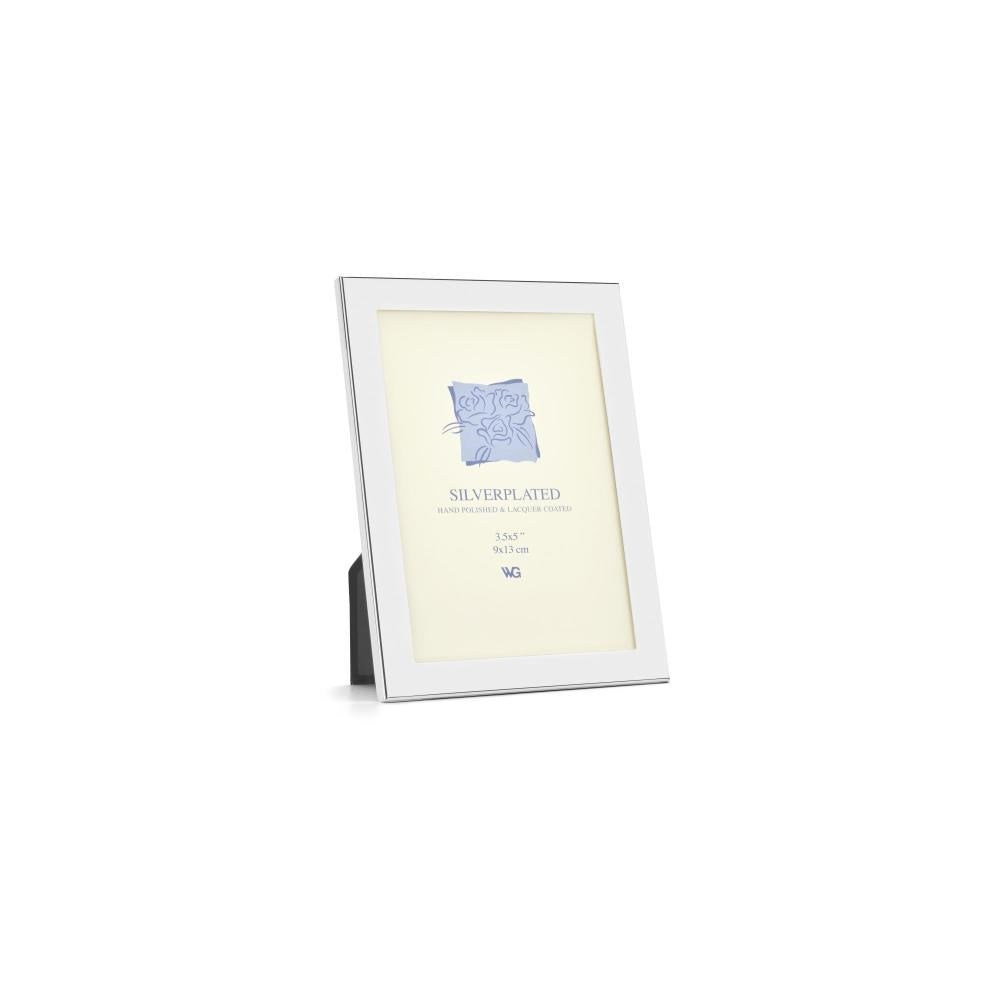 Fotolijst silverplated modern breed