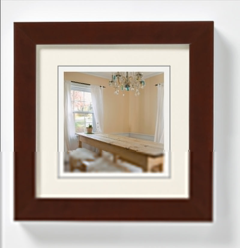 Peppers houten-lijst 10x10 walnoot