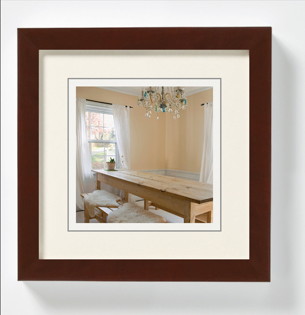 Peppers houten-lijst 13x13 walnoot