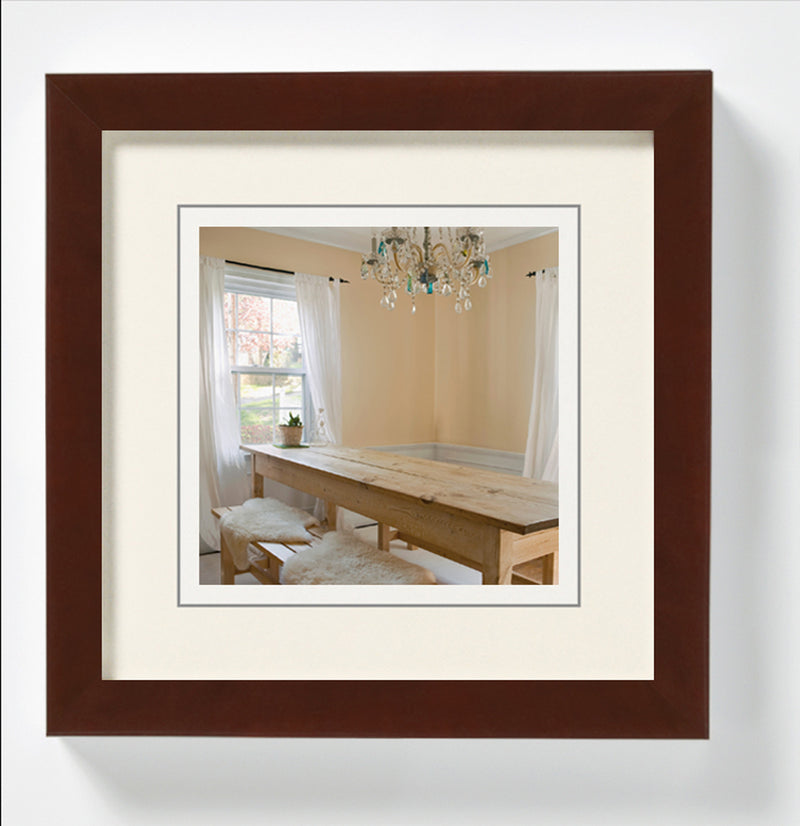 Peppers houten-lijst 13x13 walnoot