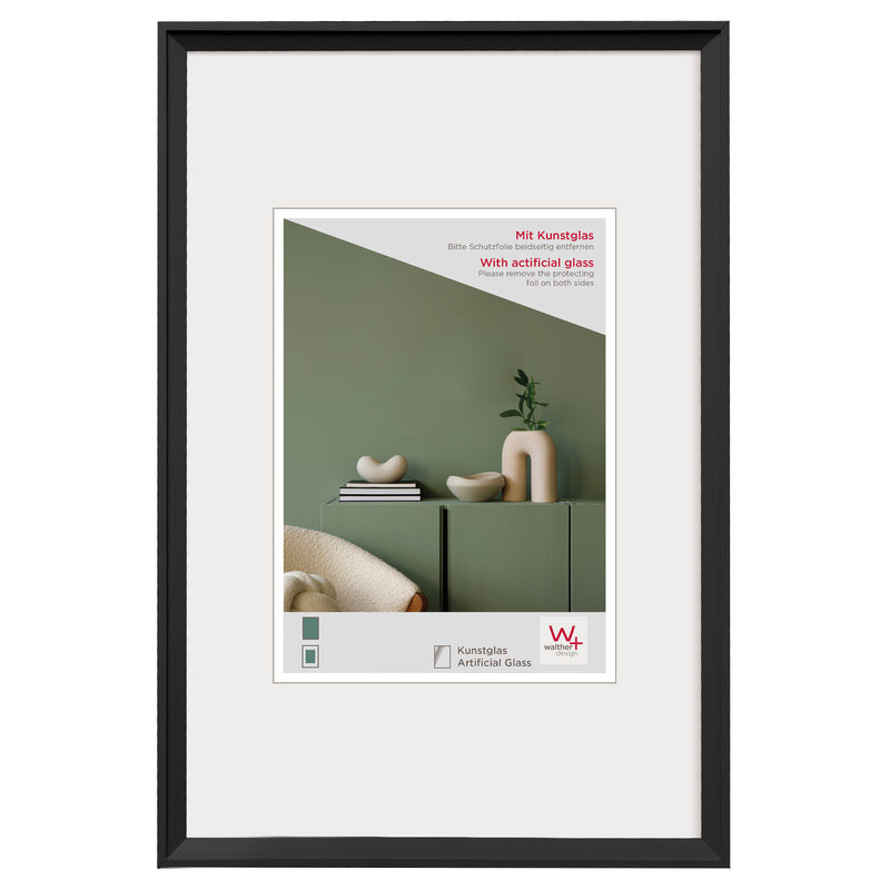 Desire kunststof fotolijst 30x40 cm. zwart