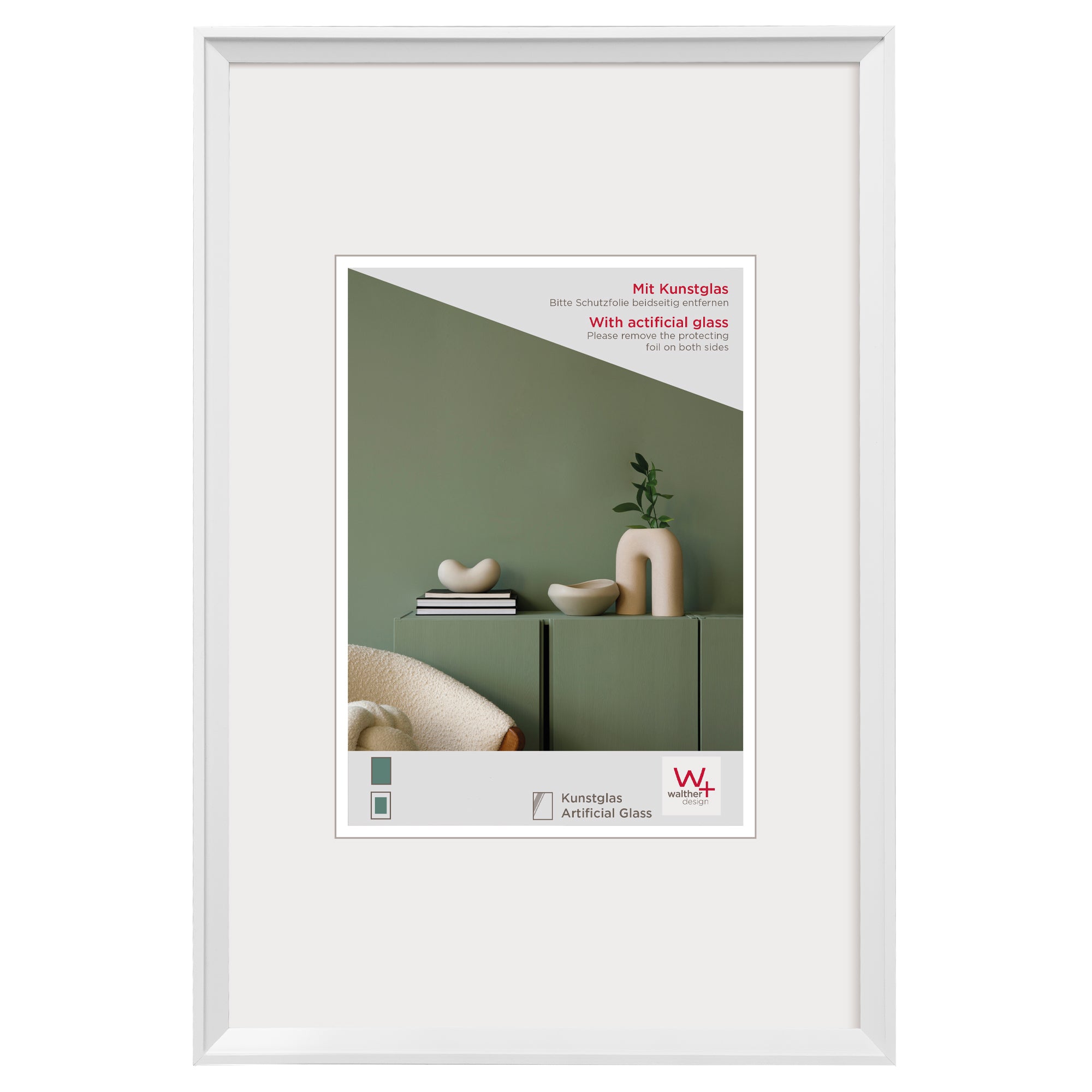 Desire kunststof fotolijst 50x70 cm. wit