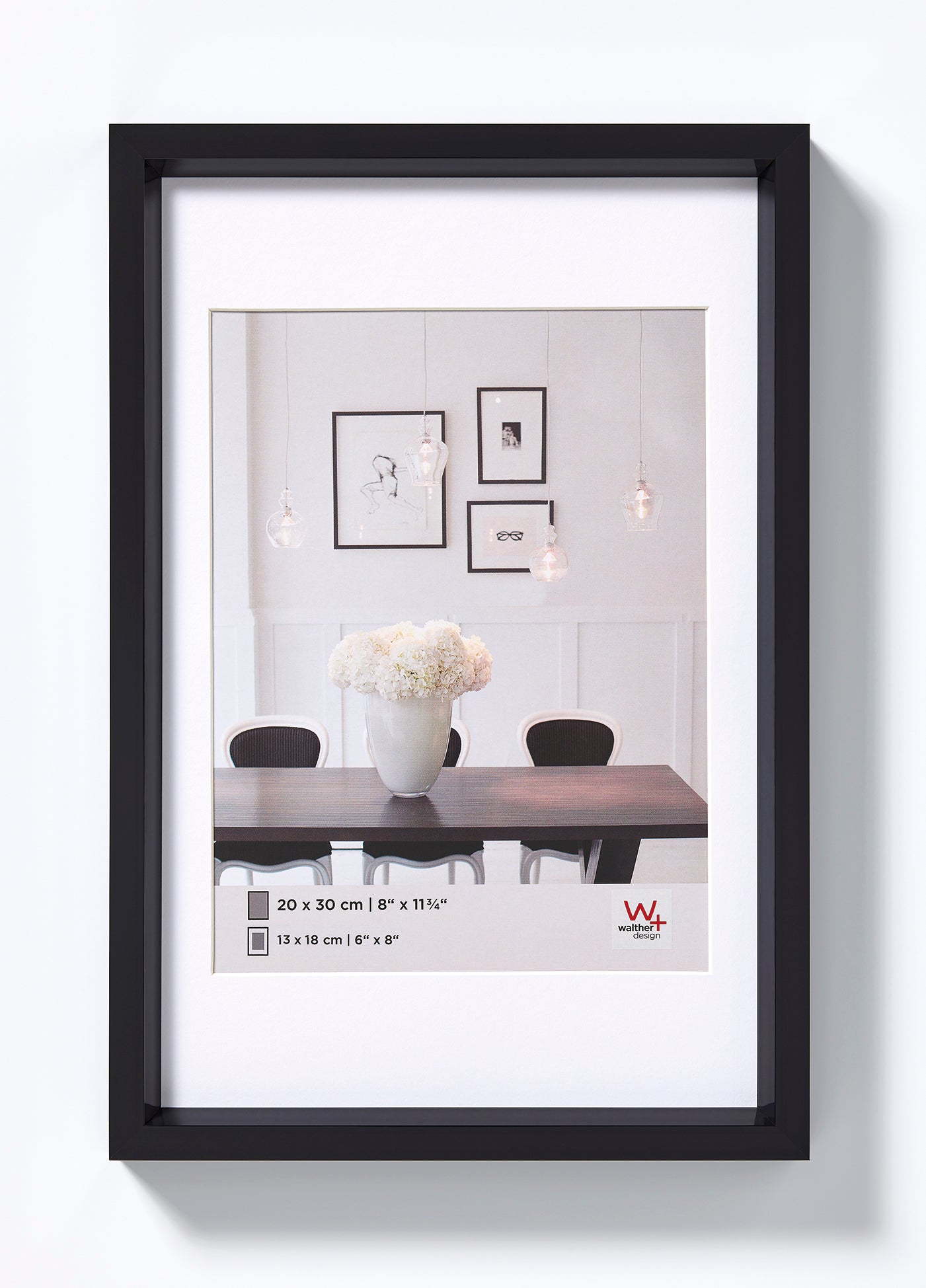 Steel Style fotolijst 20x30 zwart