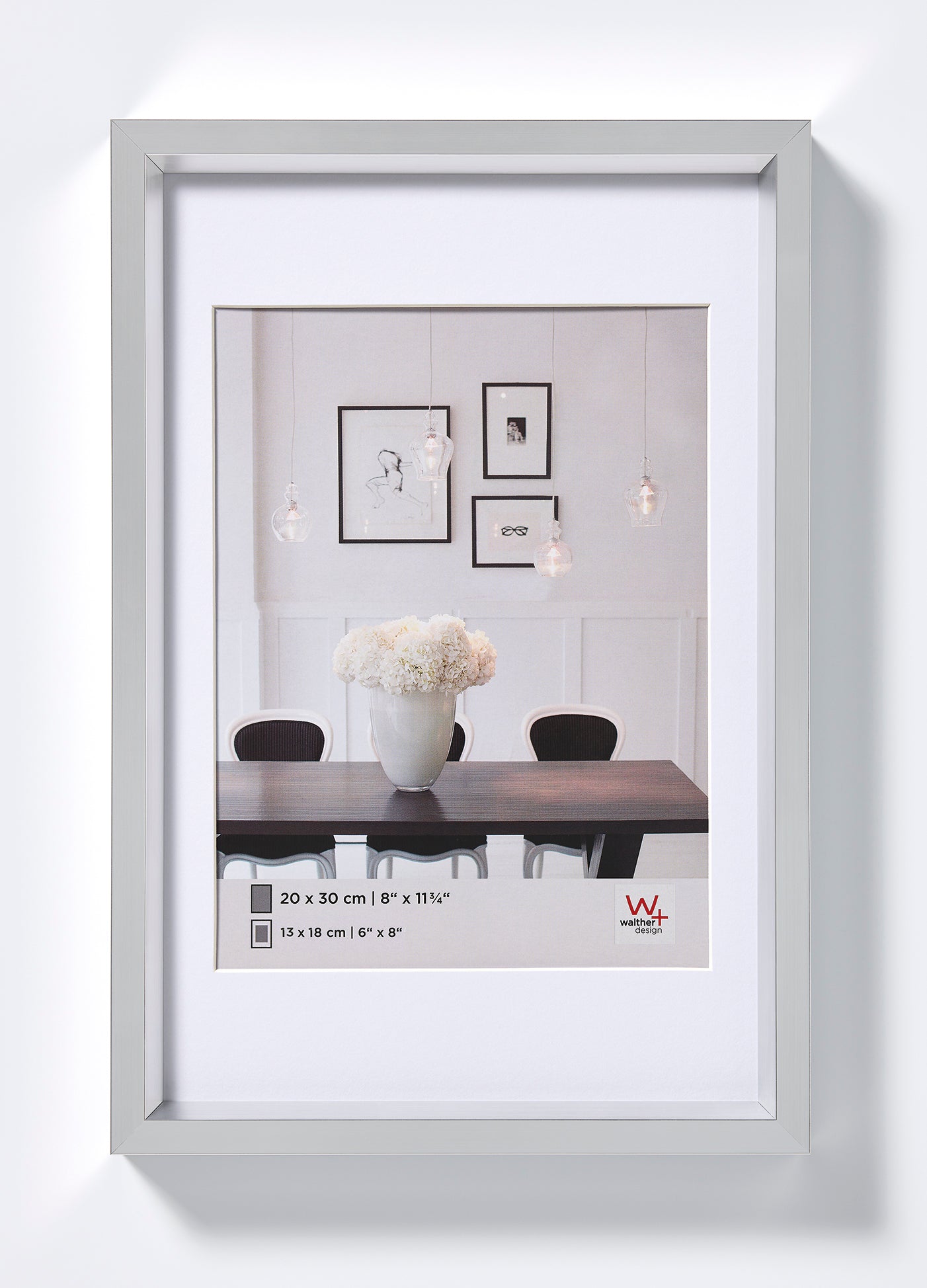 Steel Style fotolijst 30x45 zilver
