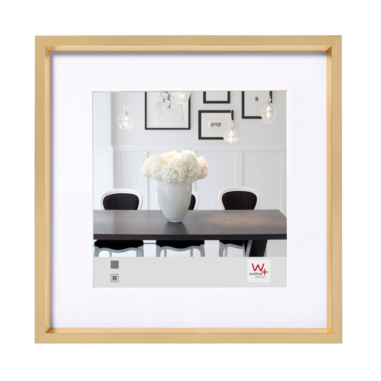 Steel Style fotolijst 20x20 goud