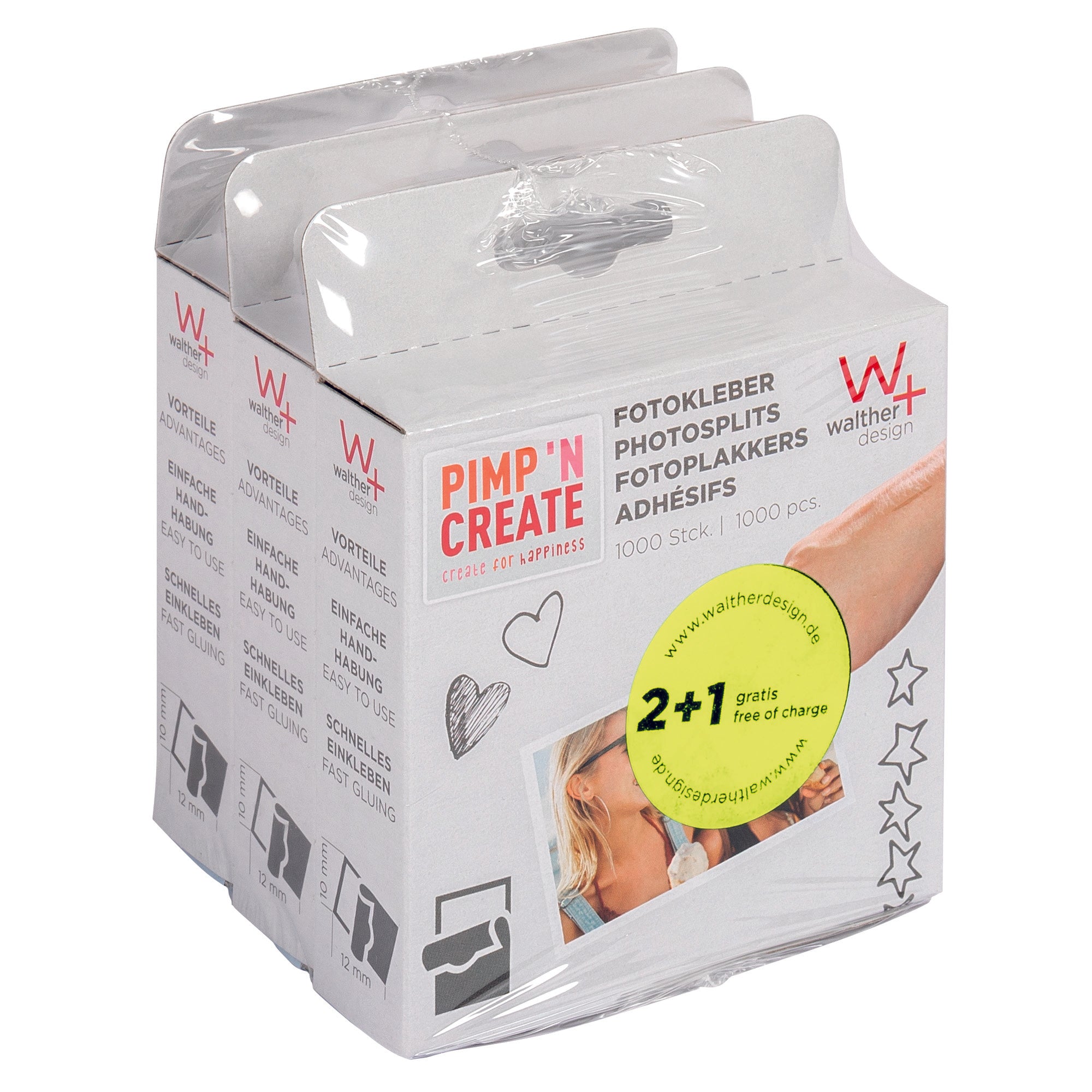 Fototape selfadhesive, 3x1000 pieces