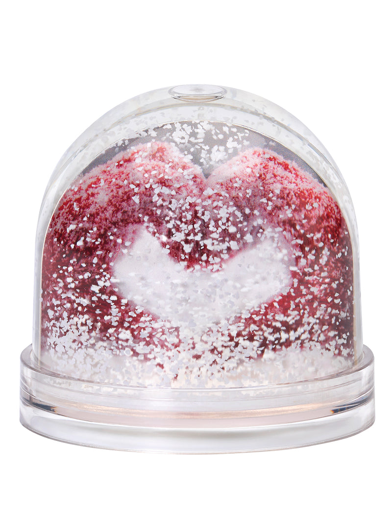 Glitter ball with snow, height 80 mm