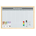 magnetboard with week days, 40x60 cm