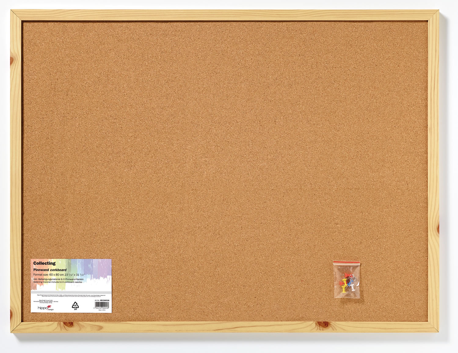 PIN BOARD, 60x80 cm