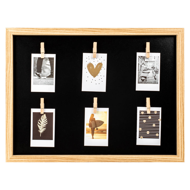 Adventure MDF frame, 3 clamps, 40x30 cm, nature