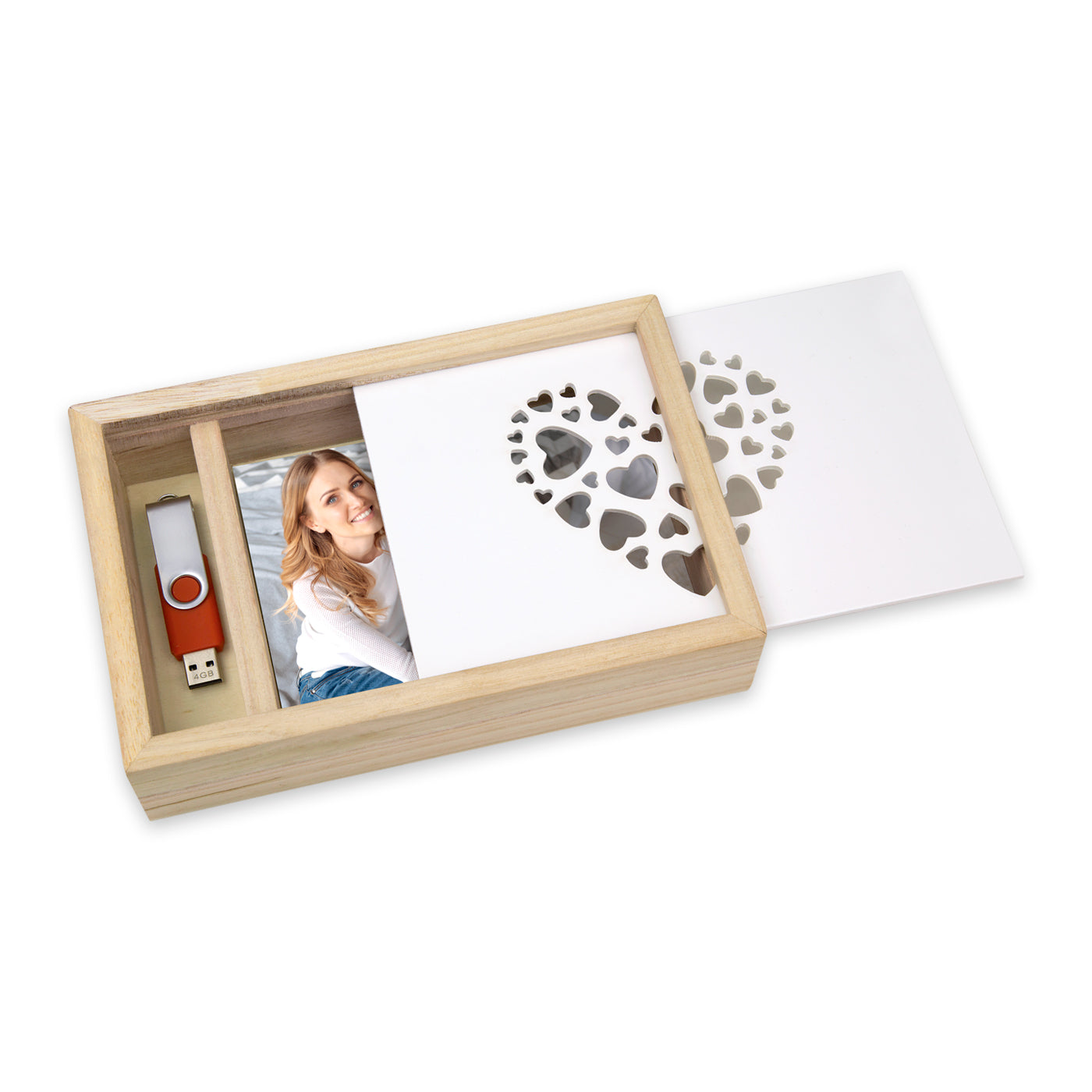 Zep CZ1246 Love Box Usb voor foto 10x15 [5 cm hoog]