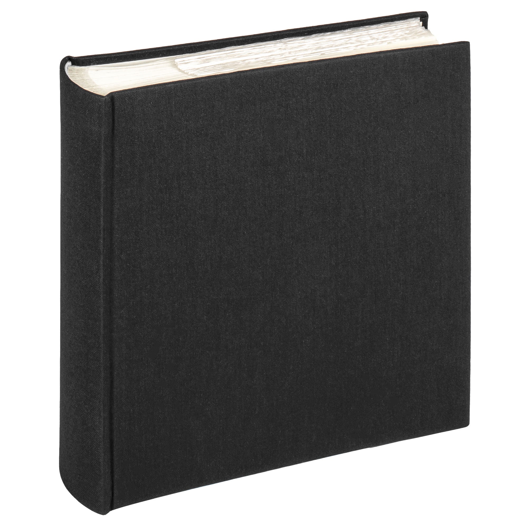 Memo album Cloth 24x22 cm zwart