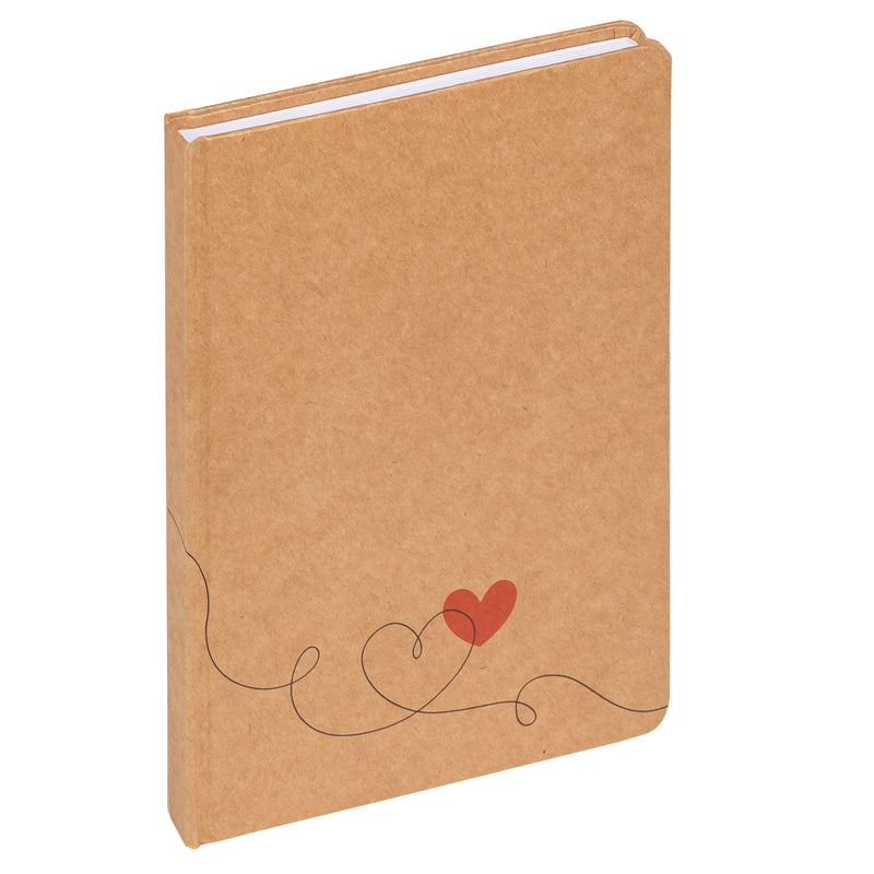 Notebook Love, A5, brown