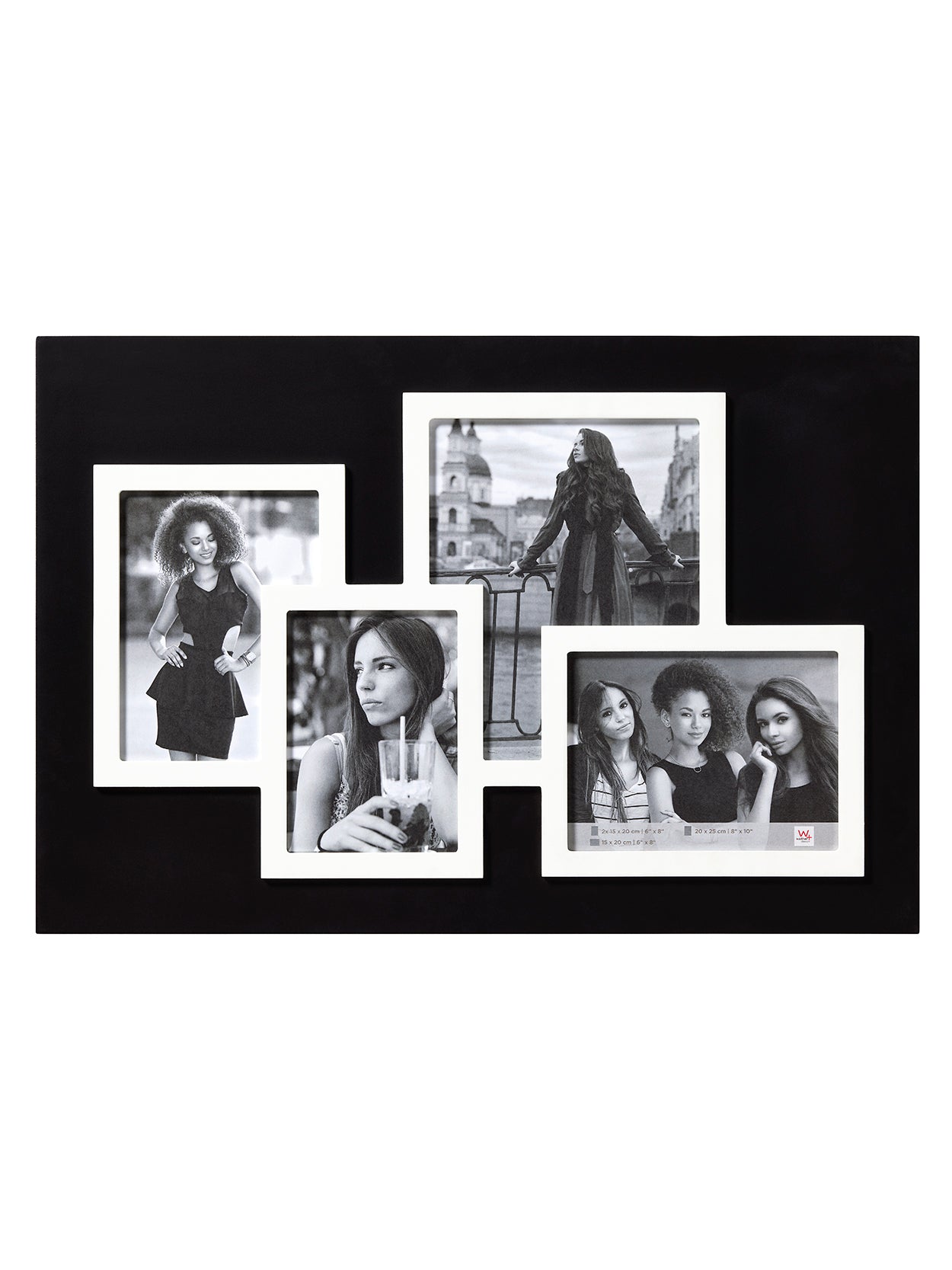 Friends gallery frame for 4 photos, white