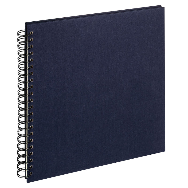 Wire-O linnen album Cloth 30x30 cm donkerblauw