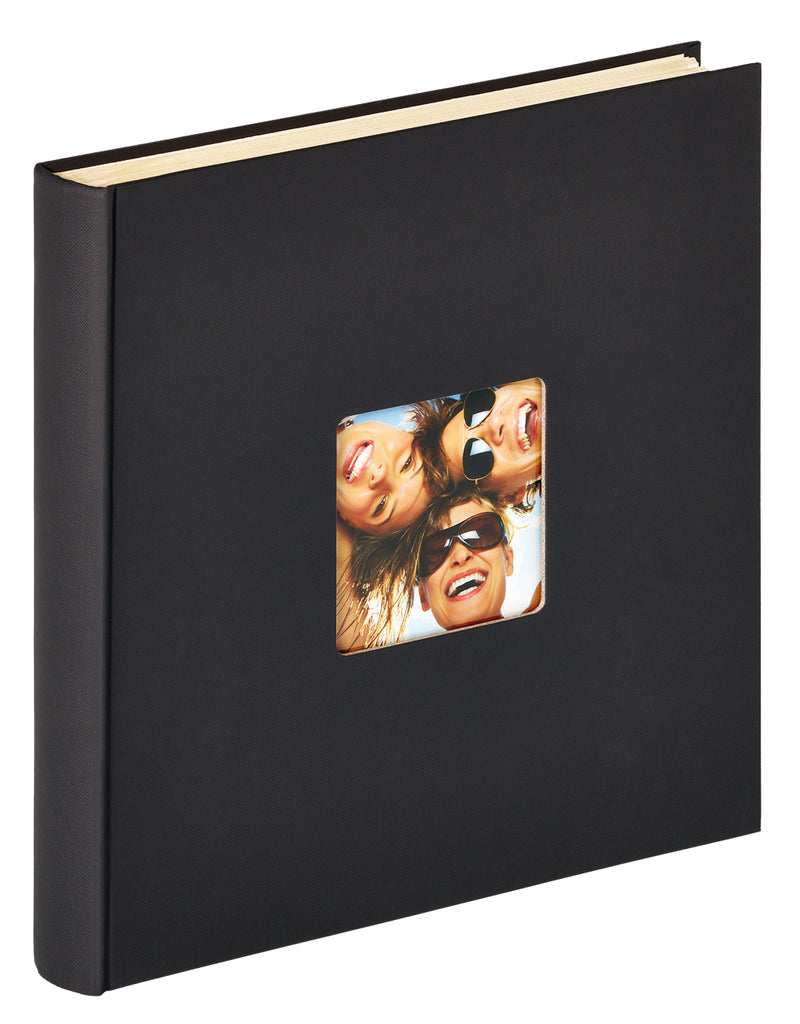 Zelfklevend album "Fun" 33x34 cm zwart