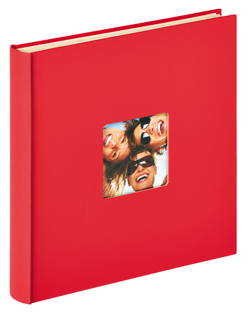 Zelfklevend album "Fun" 33x34 cm rood