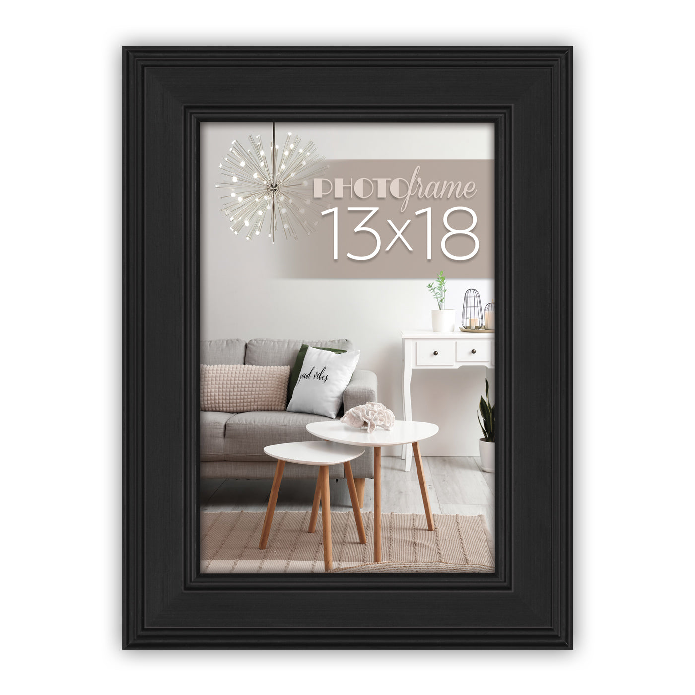 Zep Fotolijst DT446B Spoleto Black 10x15 cm