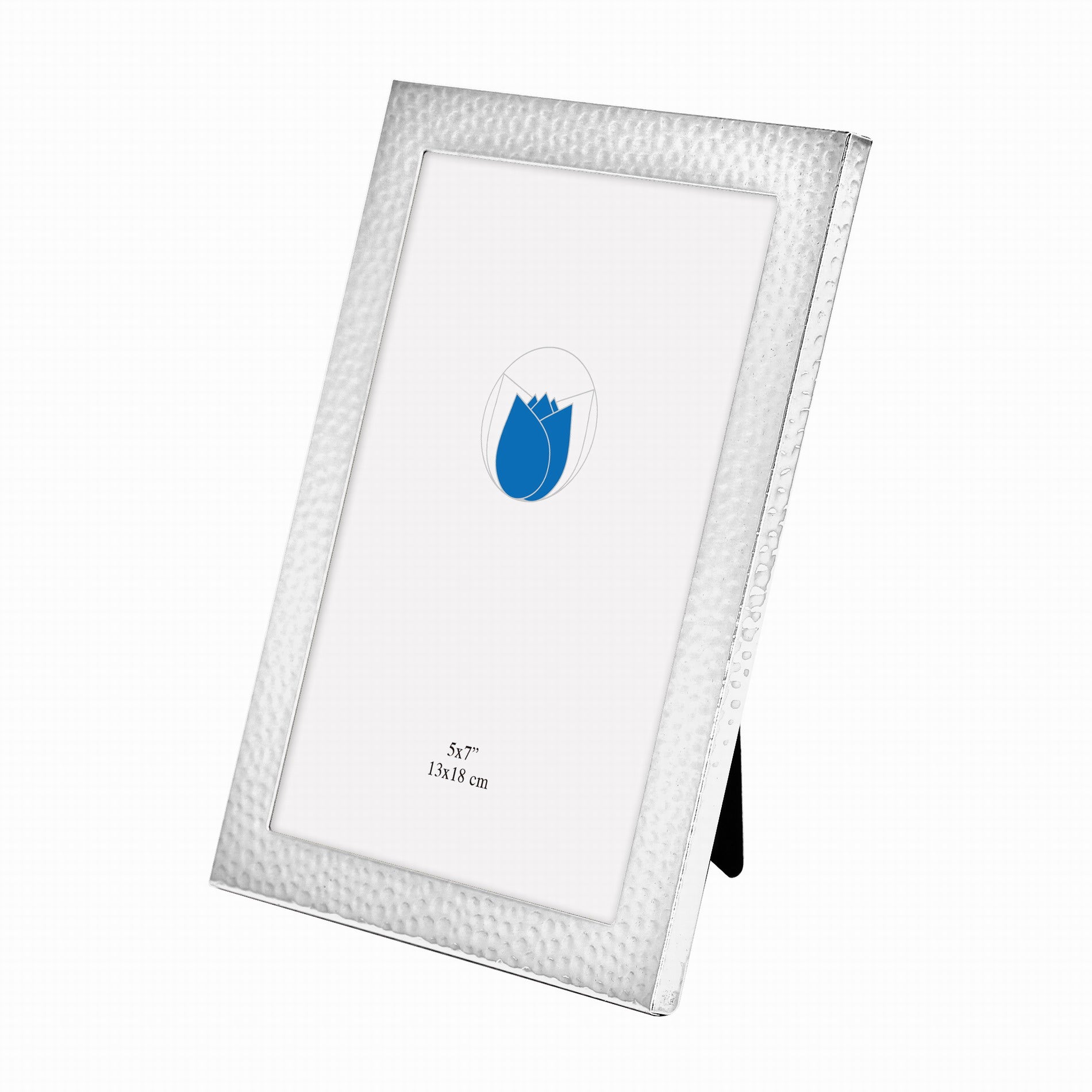 Fotolijst silverplated hamerslag