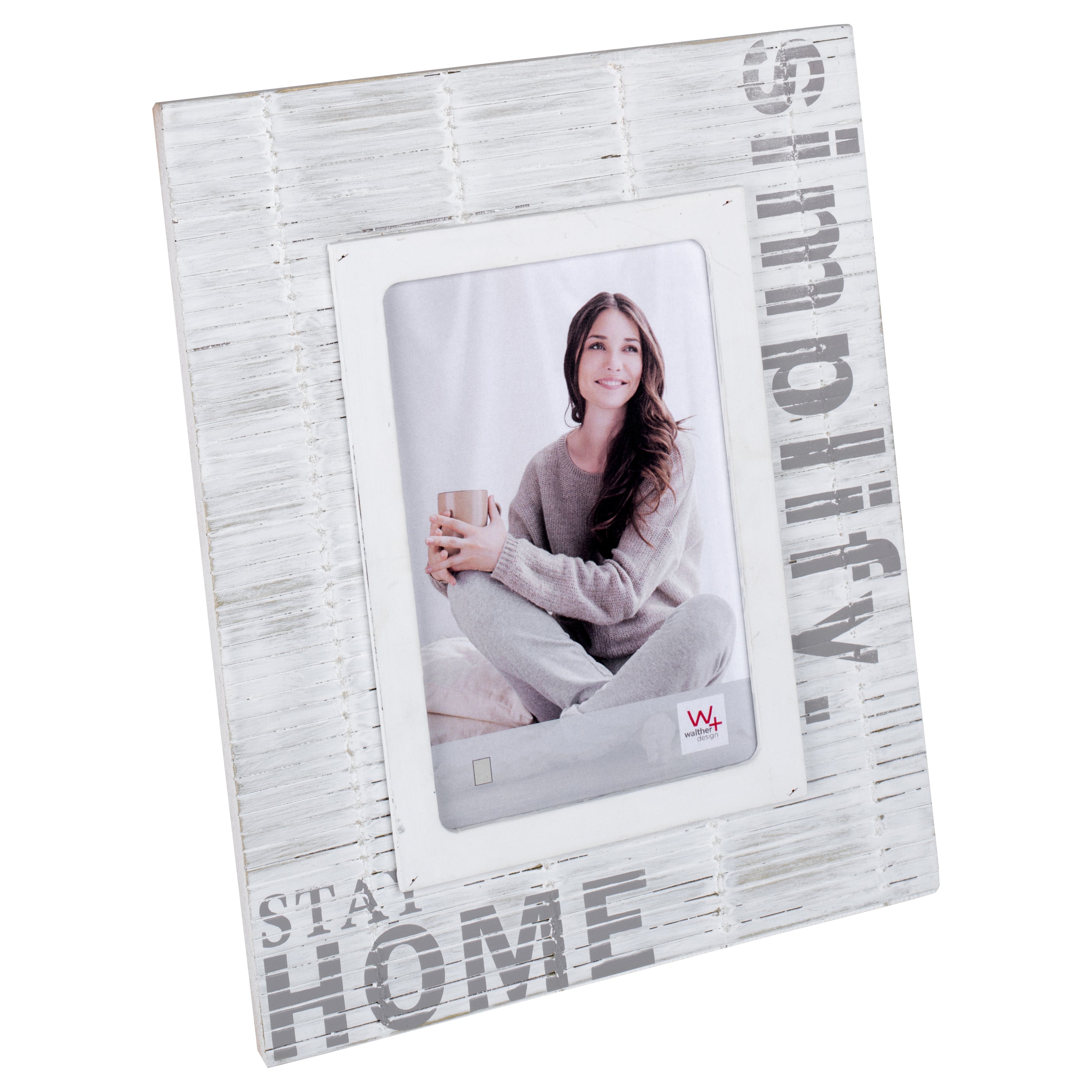 Simplify portrait frame, 10x15 cm, white