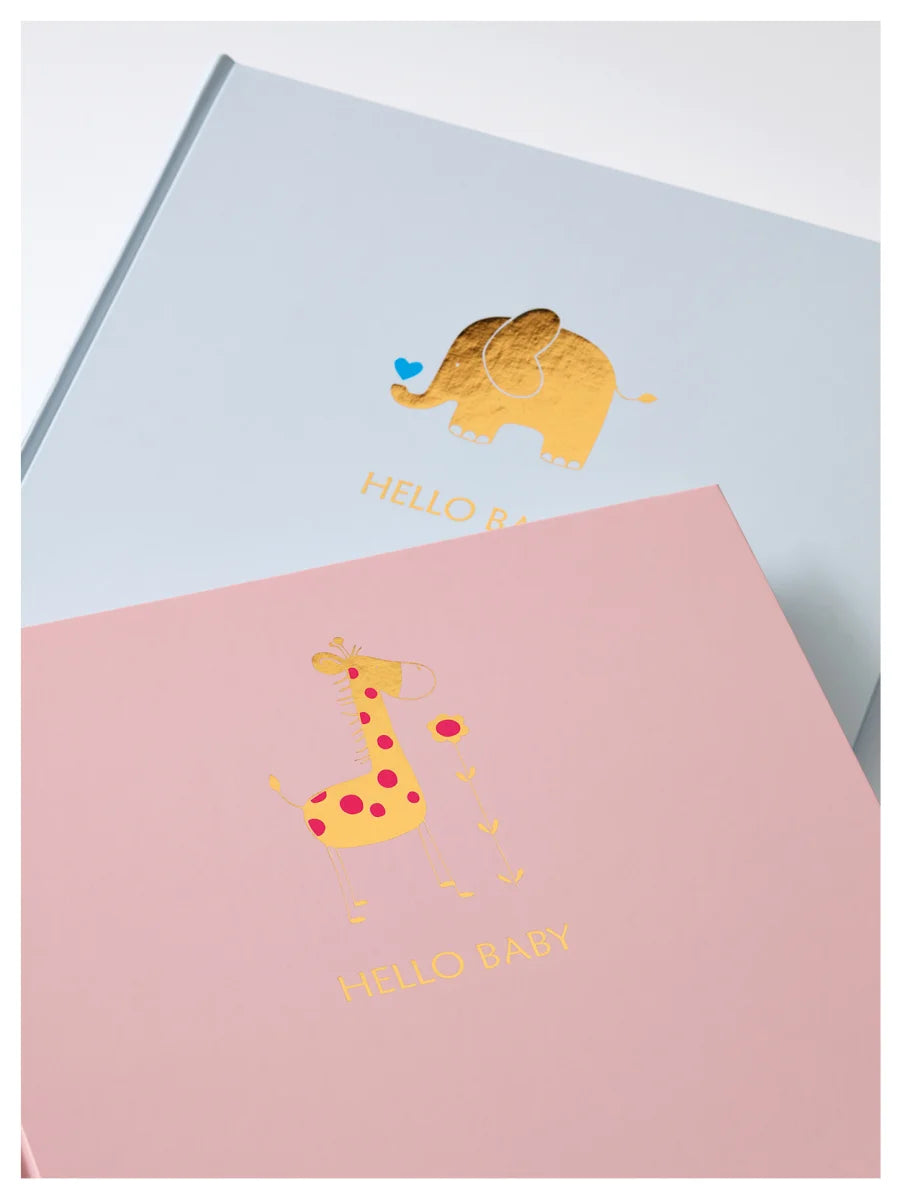 baby album baby animal, blue,  25x28 cm