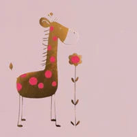 baby album baby animal, pink,  25x28 cm