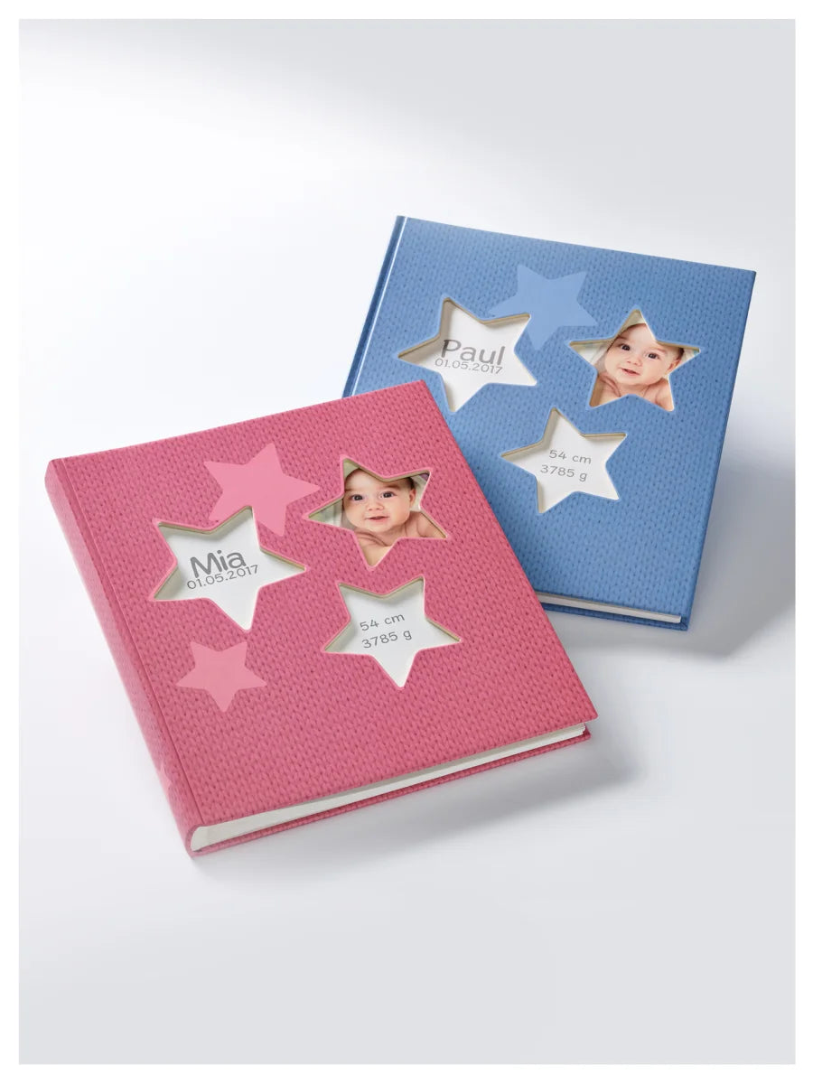 Babyalbum Estrella roze 28x30,5 cm
