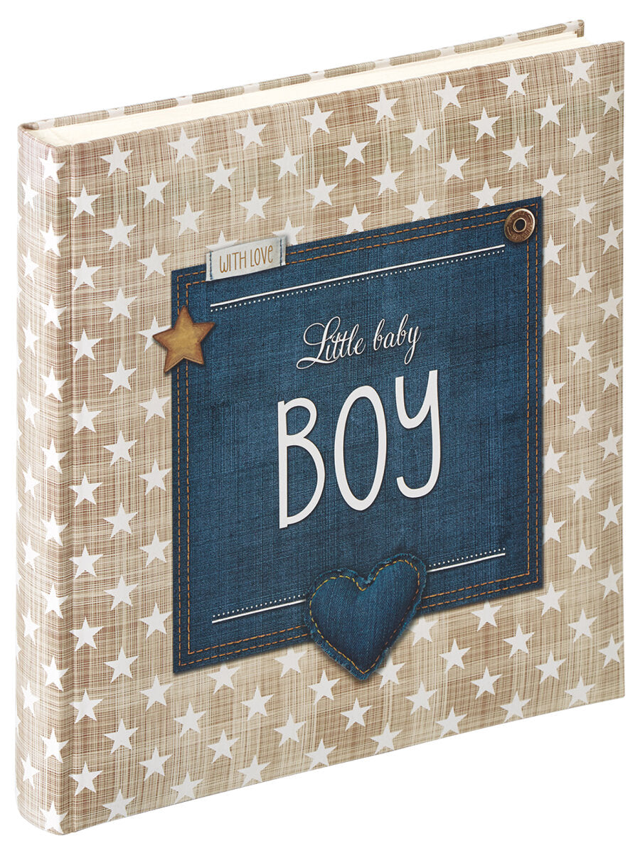 Babyalbum Little Baby Boy bruin 28x30,5 cm
