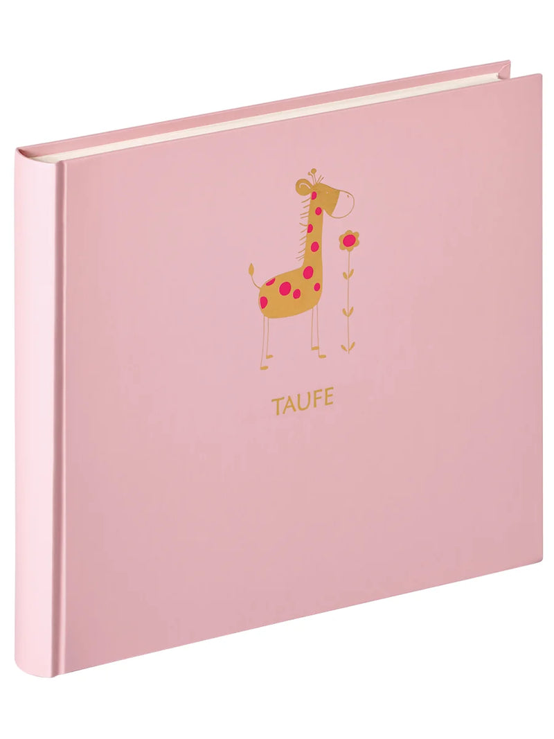 baby album "Meine Taufe" Baby Animal pink [Duitse tekst]