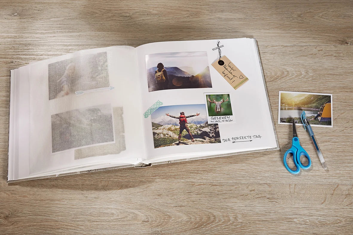 Standard album, 30x30, blue