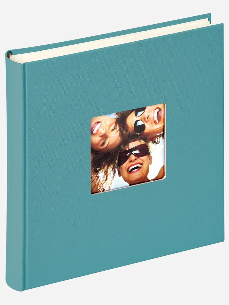 Designalbum "Fun" petrol groen 30x30 cm