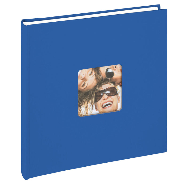 Designalbum "Fun" koningsblauw 26x25 cm