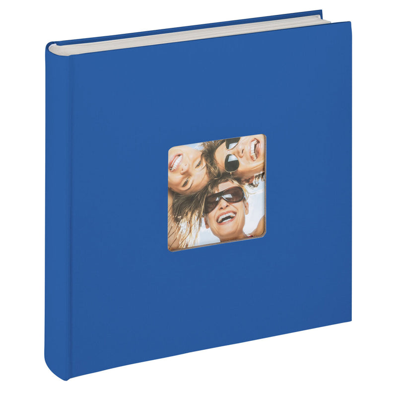 Designalbum "Fun" koningsblauw 30x30 cm