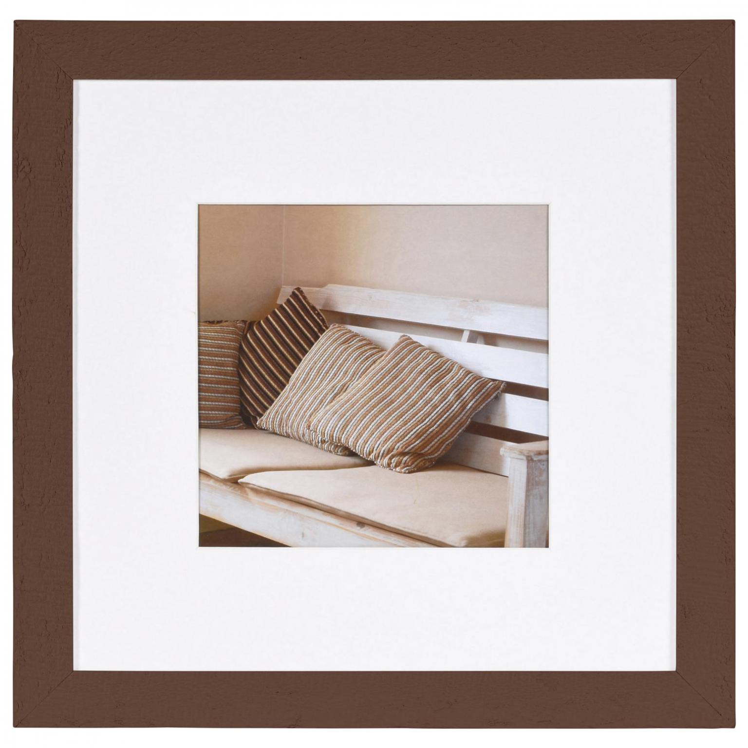 Fotolijst - Henzo - Driftwood - Fotomaat 30x30 cm - Donkerbruin