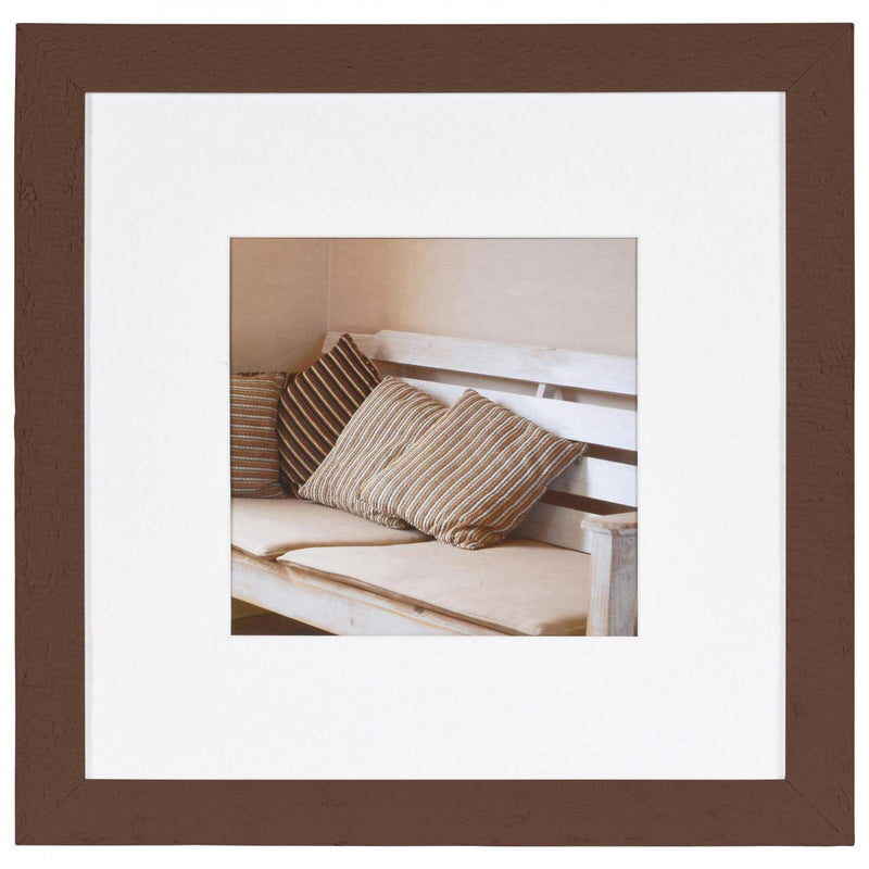 Fotolijst - Henzo - Driftwood - Fotomaat 40x40 cm - Donkerbruin