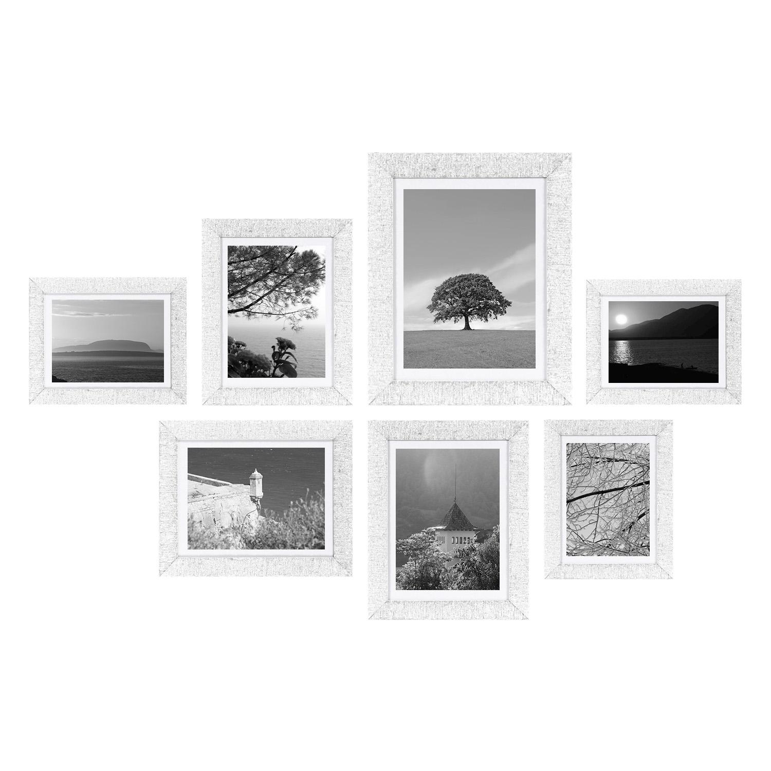 Fotolijst - Henzo - Driftwood - Fotowand - 7 lijsten - Wit