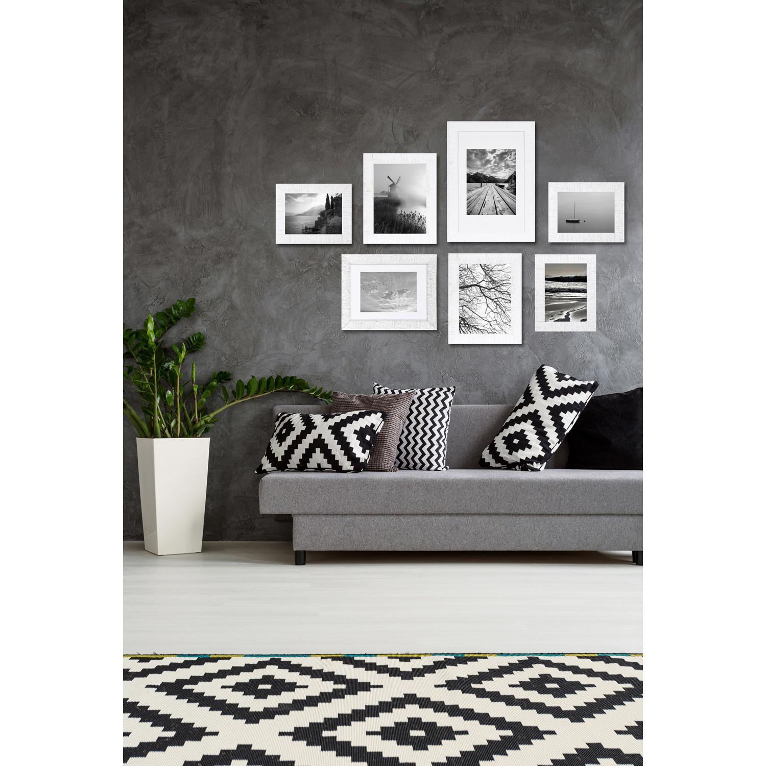 Fotolijst - Henzo - Driftwood - Fotowand - 7 lijsten - Wit