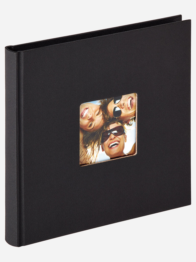 Designalbum "Fun" zwart 18x18 cm